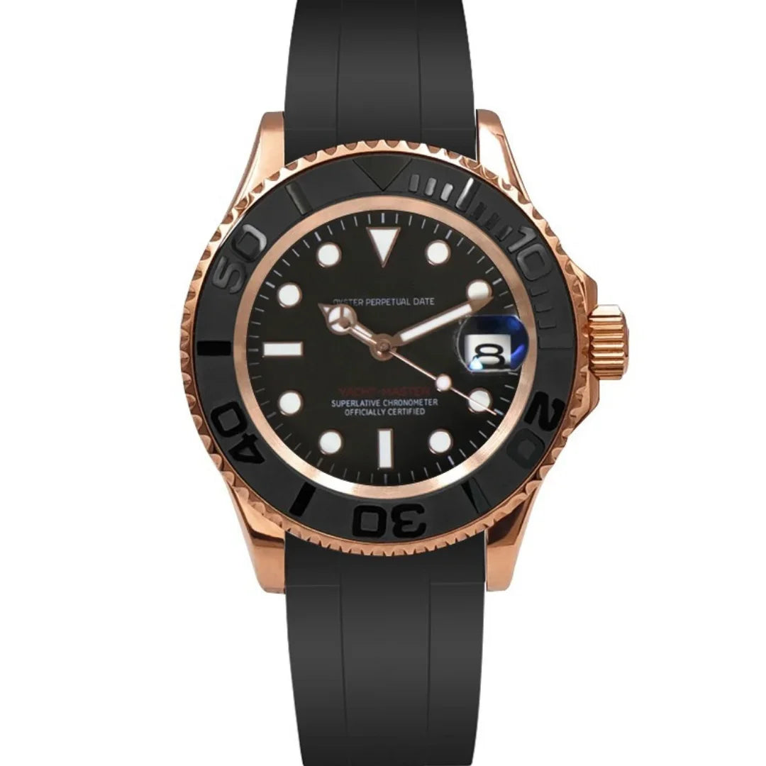 SEIKOMARINER | ROSE GOLD - BLACK