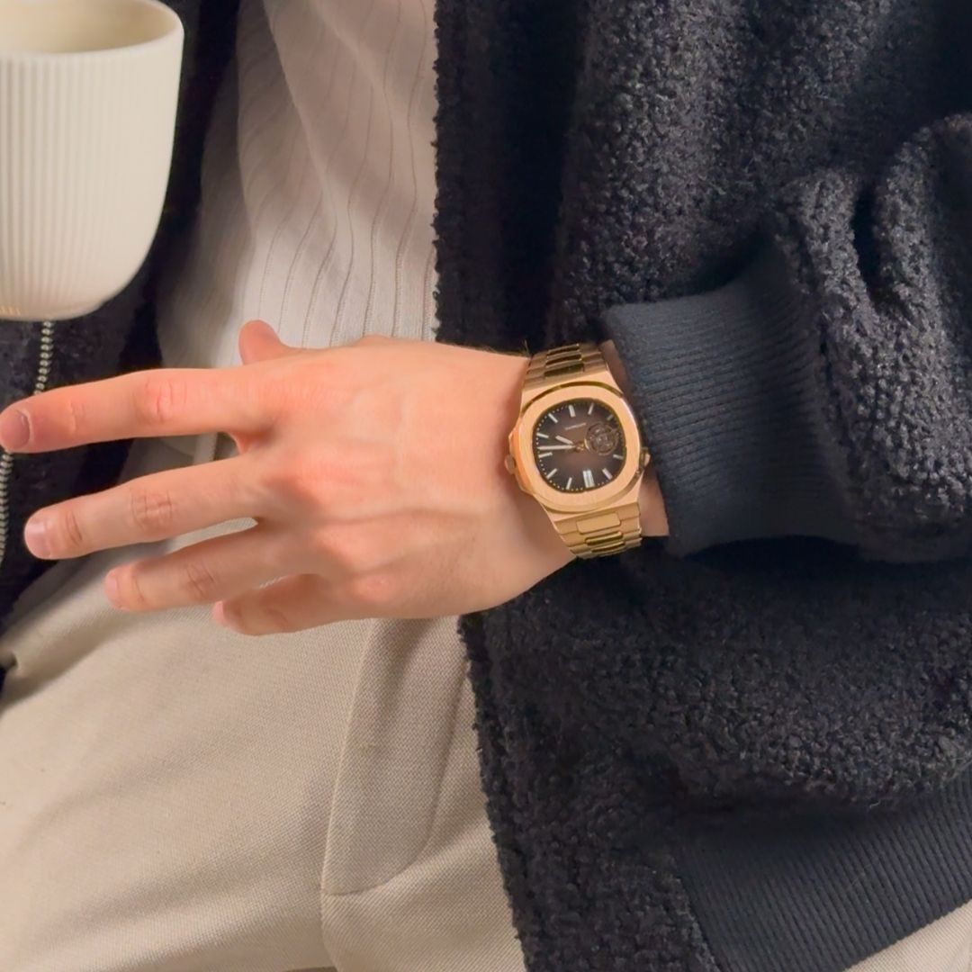 NAUTIKO | ROSE GOLD CHOCOLATE OPEN HEART