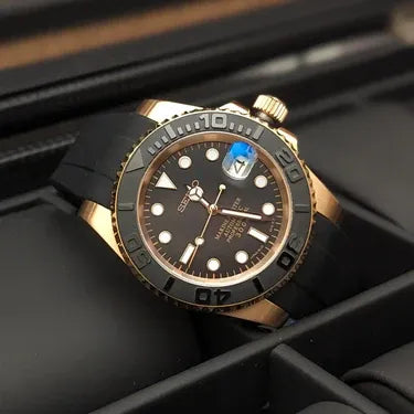 SEIKOMARINER | ROSE GOLD - BLACK