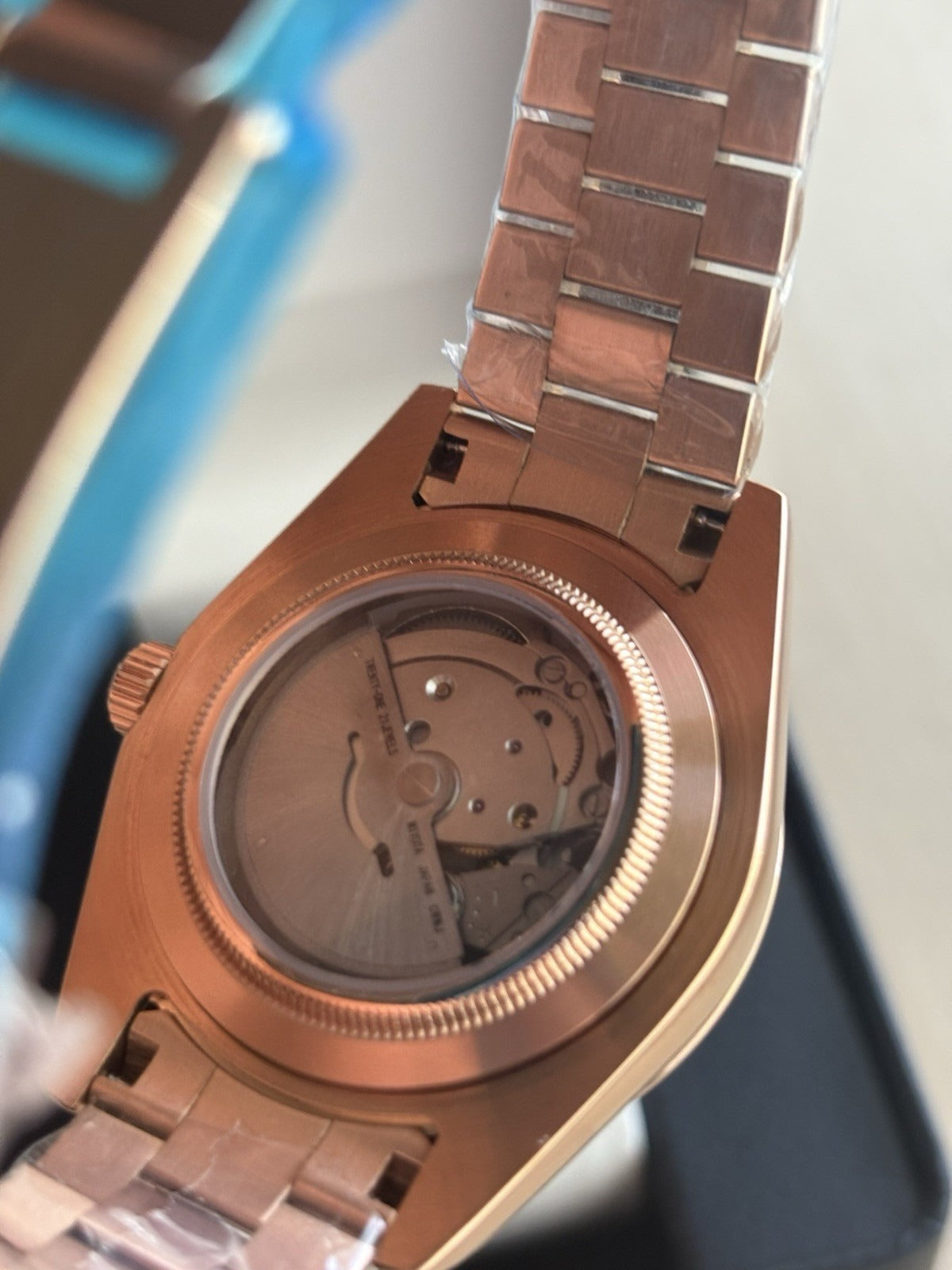 SEIKOJUST | DAYDATE ROSE GOLD - CHOCOLATE CRYSTALS