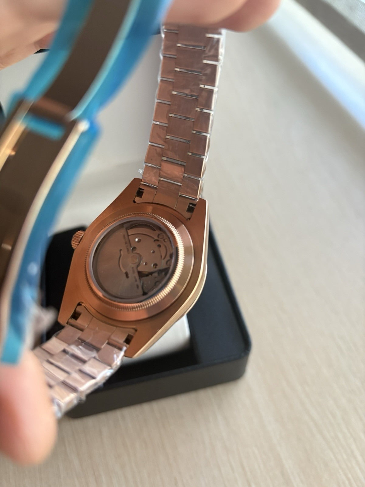 SEIKOJUST | DAYDATE ROSE GOLD - CHOCOLATE CRYSTALS