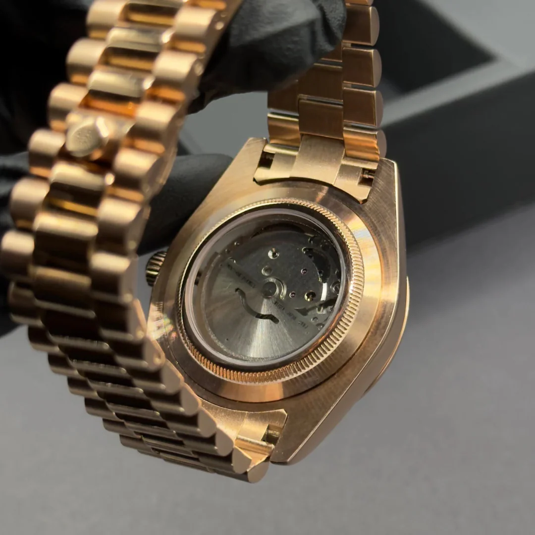 SEIKOJUST | DAYDATE ROSE GOLD CHOCOLATE