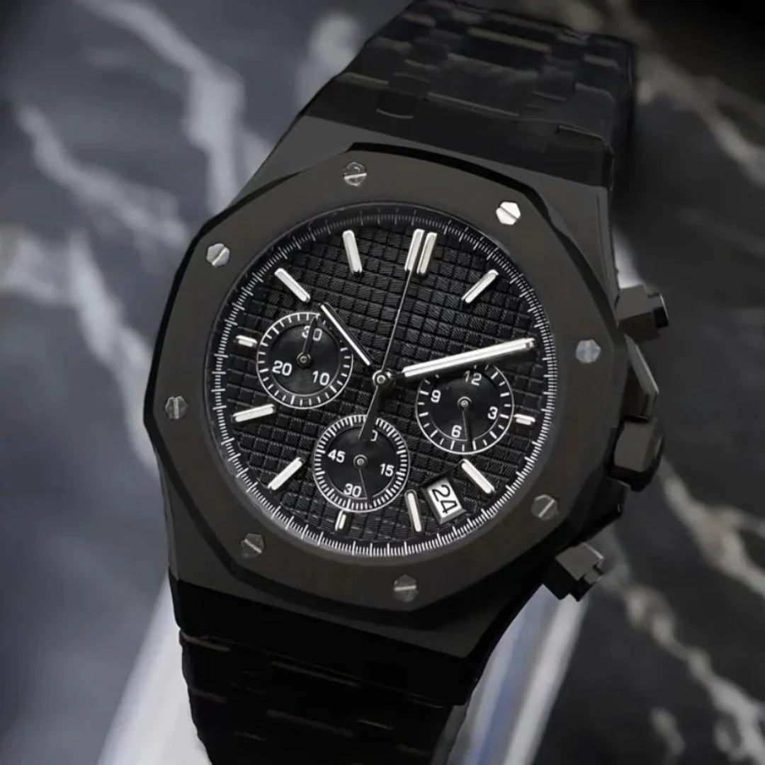 ROYAL SEIKOAK | CHRONO TRIPLE BLACK