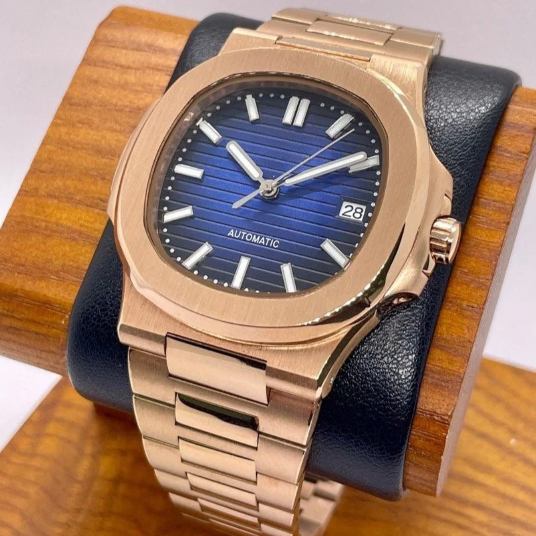 NAUTIKO | ROSE GOLD ROYAL BLUE