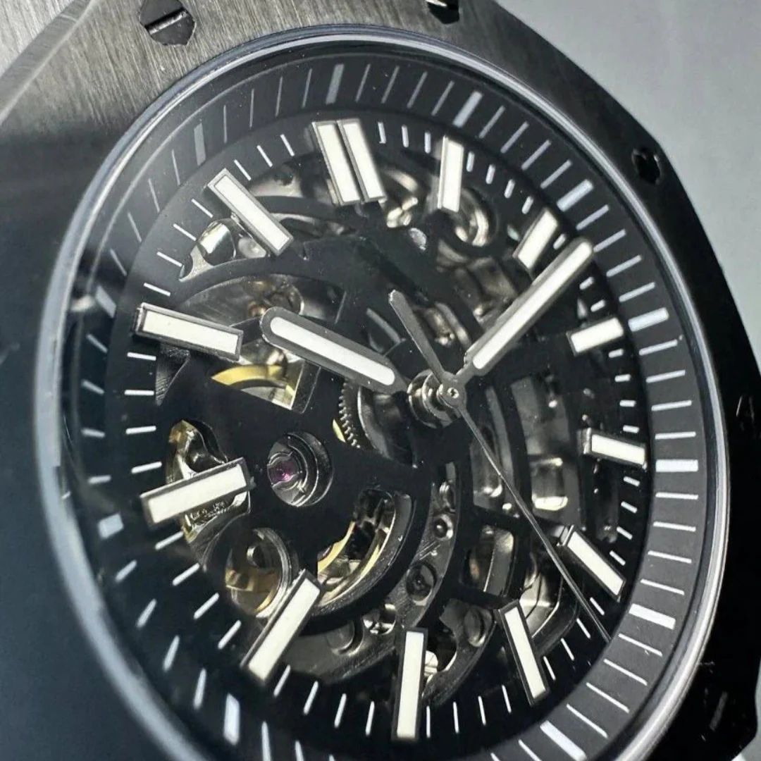 ROYAL SEIKOAK | SKELETON FULL BLACK