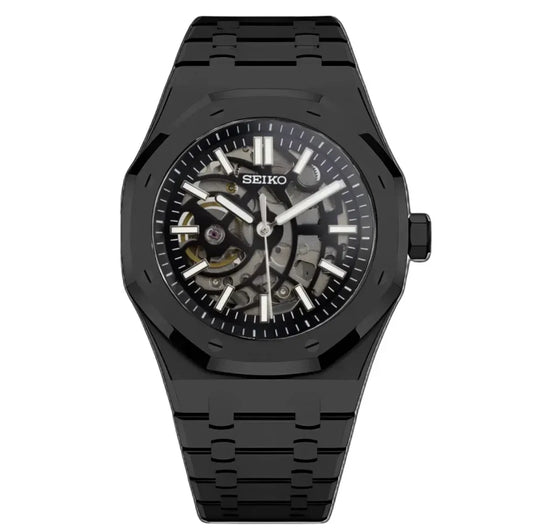 ROYAL SEIKOAK | SKELETON FULL BLACK