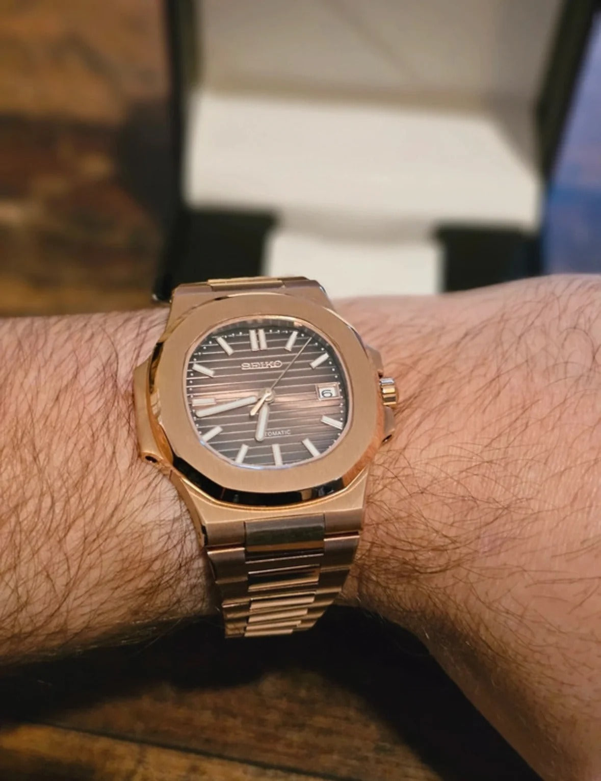 NAUTIKO | ROSE GOLD BROWN