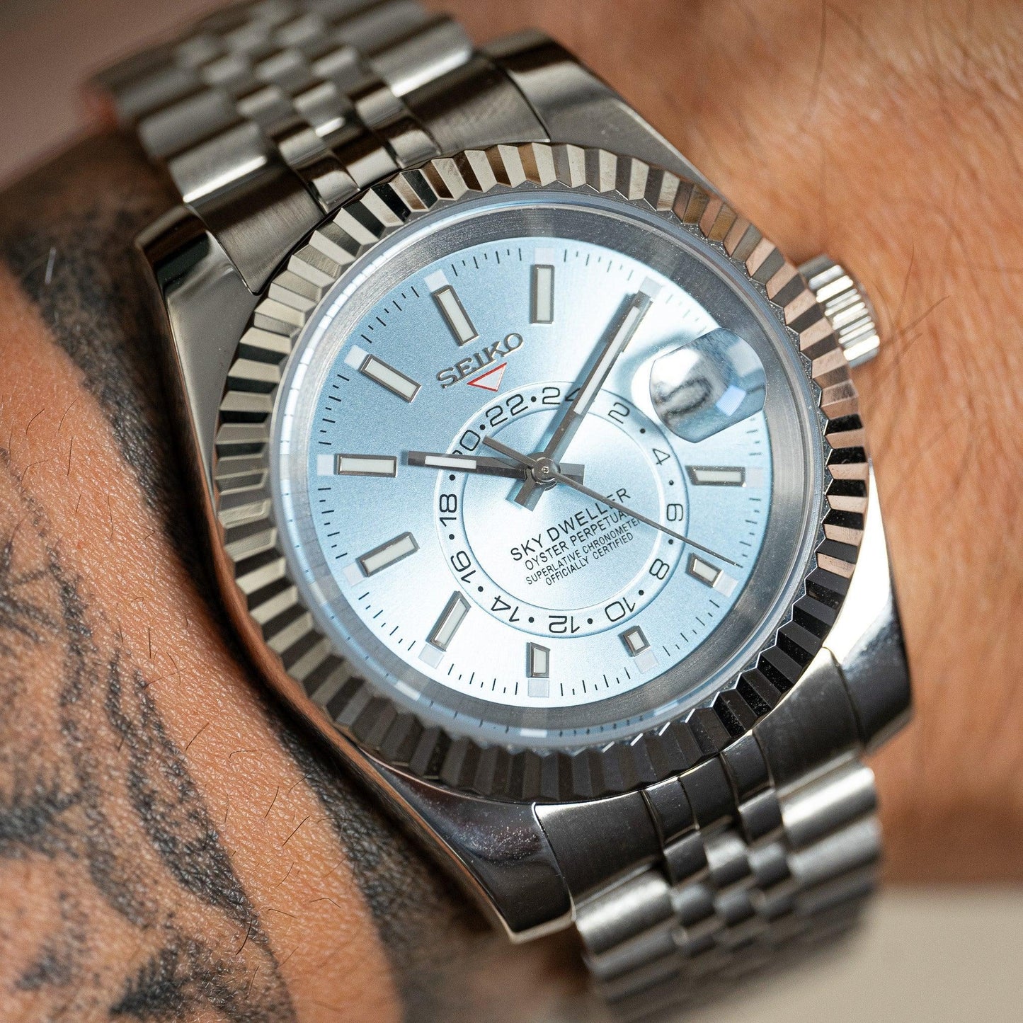 SEIKOJUST | SKY DWELLER ICE BLUE