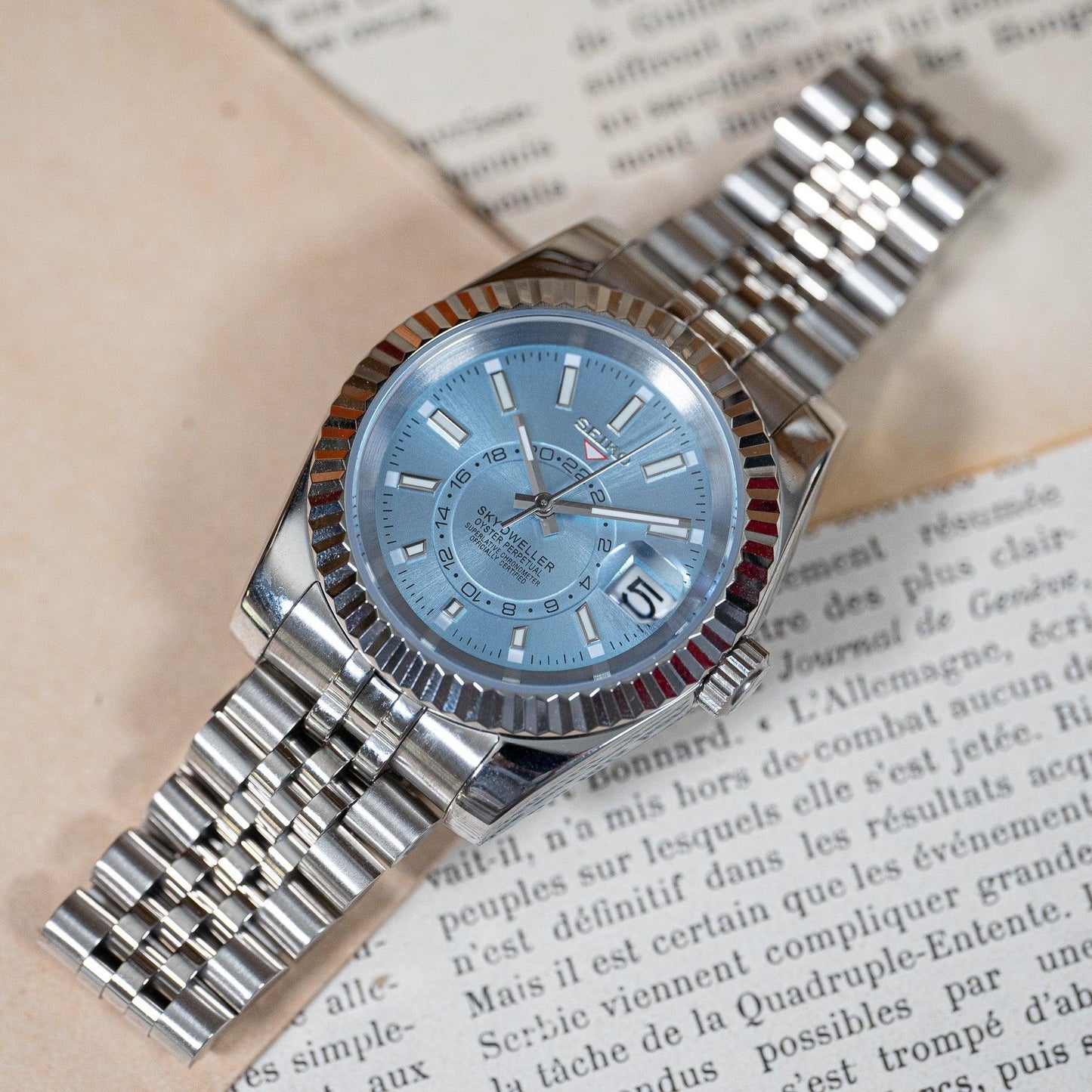 SEIKOJUST | SKY DWELLER ICE BLUE