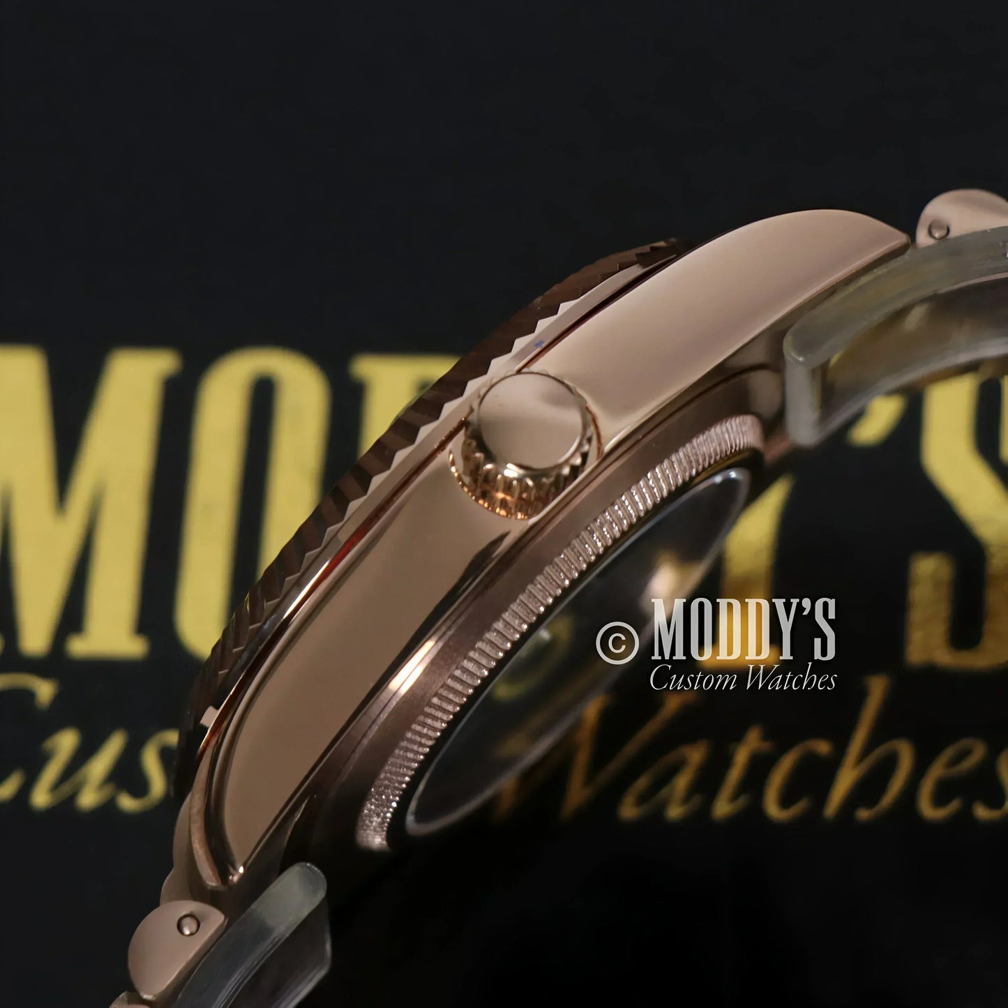 SEIKOJUST | DAYDATE ROSE GOLD - CHOCOLATE CRYSTALS